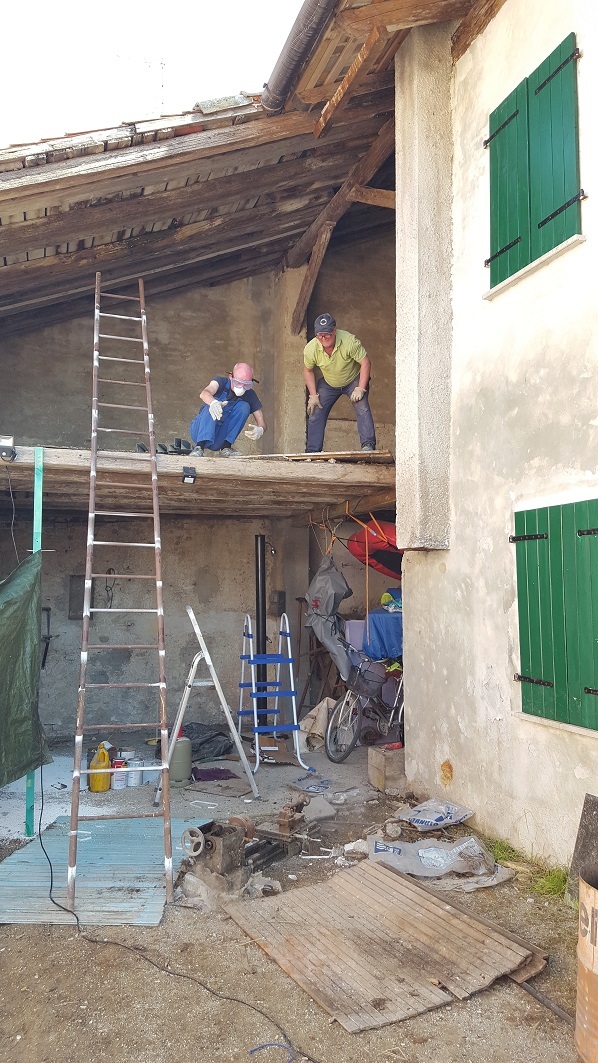 Räumung und Aufbau von Markus`Wohnung